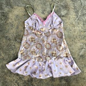 Victoria’s Secret Purple Floral Sleepwear Slip